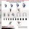 Service Caster 5 Inch 316SS Blue Poly Swivel 1 Inch Expanding Stem Caster Set Lock Brake SCC-SS316TTLEX20S514-PPUB-BLUE-1-4 - alternate 4
